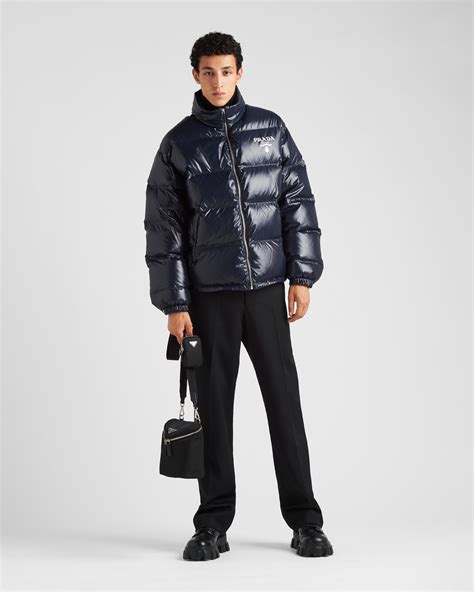 prada jacket mens outlet|prada down jacket men's.